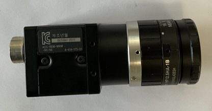 SONY XC-56 INDUSTRIAL CAMERA 15VDC W/FUJITRON HF12.5HA-1B LENS3