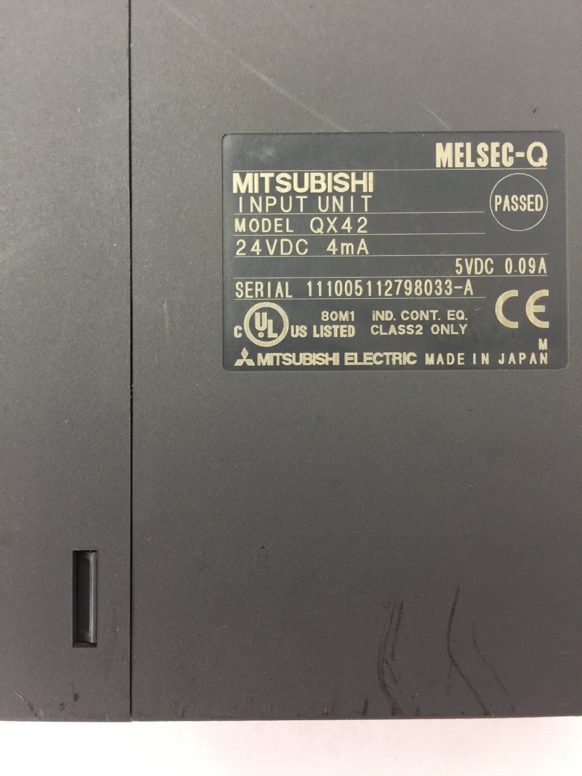 MITSUBISHI QX42 INPUT UNIT MELSEC-Q 24VDC 4mA 5VDC 0.09A1