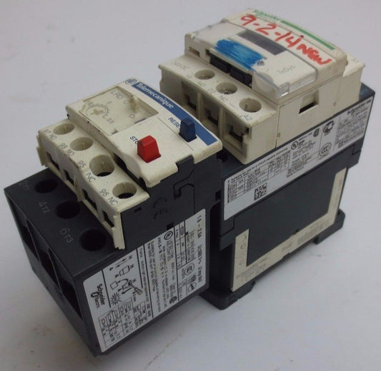 SCHNEIDER / TELEMECANIQUE LAD4TBDL + LC1D09 + LRD 07 CONTACTOR + RELAY + COIL0
