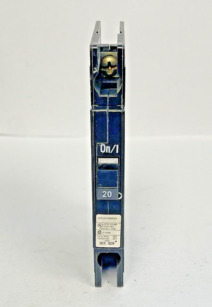 CUTLER-HAMMER - QCR1020T -1 POLE, 20 A, 120/240V CIRCUIT BREAKER - NEW OLD STOCK1