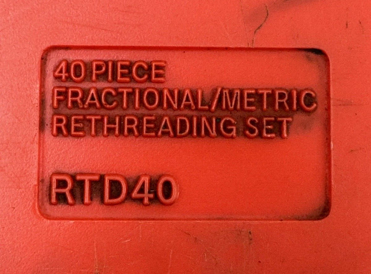 SNAP-ON - RTD40 - RETHREADING SET - MISSING NC 3/8, 7/16 TAP, NF 1/4 DIE, 1 FILE5