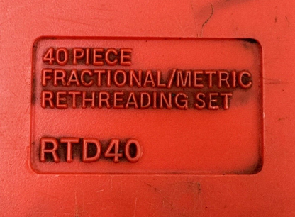SNAP-ON - RTD40 - RETHREADING SET - MISSING NC 3/8, 7/16 TAP, NF 1/4 DIE, 1 FILE5