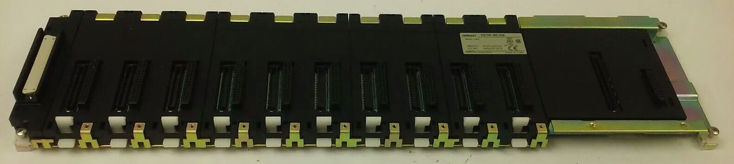 OMRON CS1W-BC103 10-SLOT, I/O MODULE BASE UNIT, USED GOOD CONDITION, CS1W0