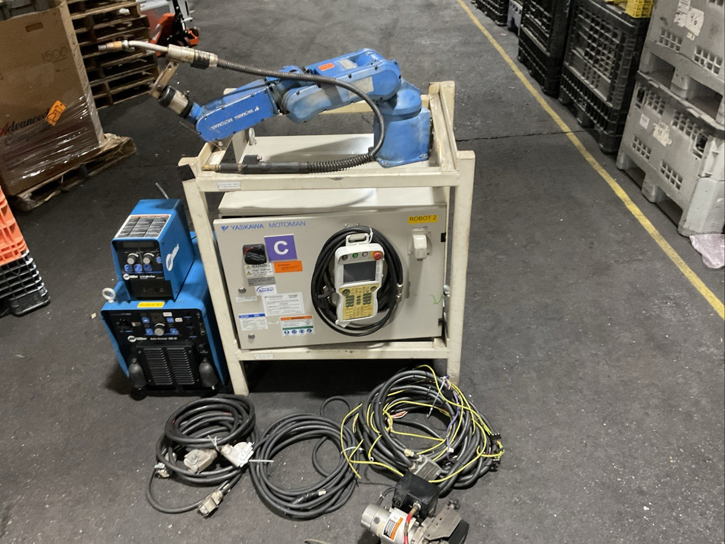 YASKAWA YR-MH00005-E10 WELDING DX100/MH5 TYPE ERDR-MH00005-B32 3PH 480V 50/60HZ1