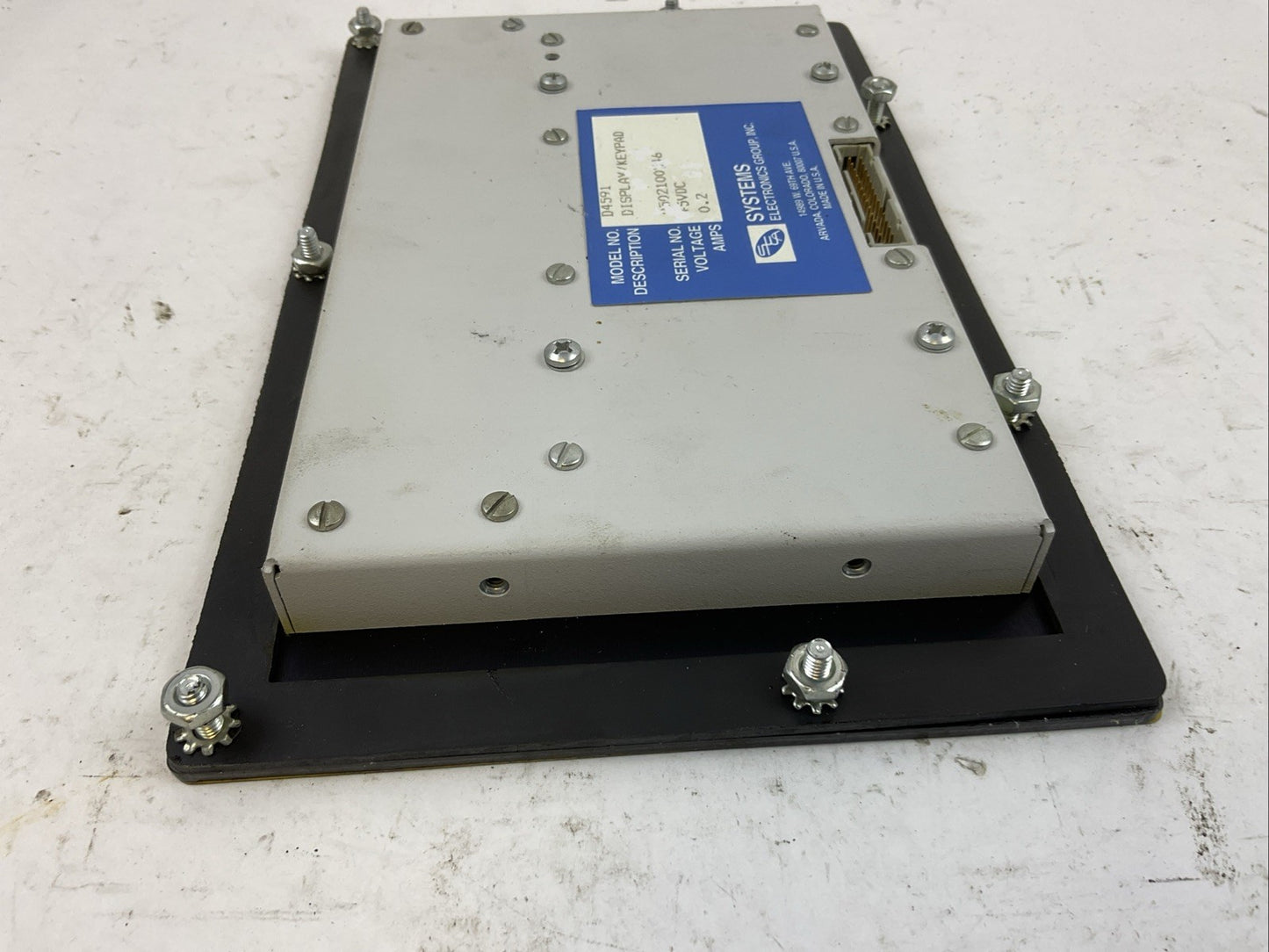 SYSTEMS D4591 DISPLAY / KEYPAD +5VDC 0.2A6
