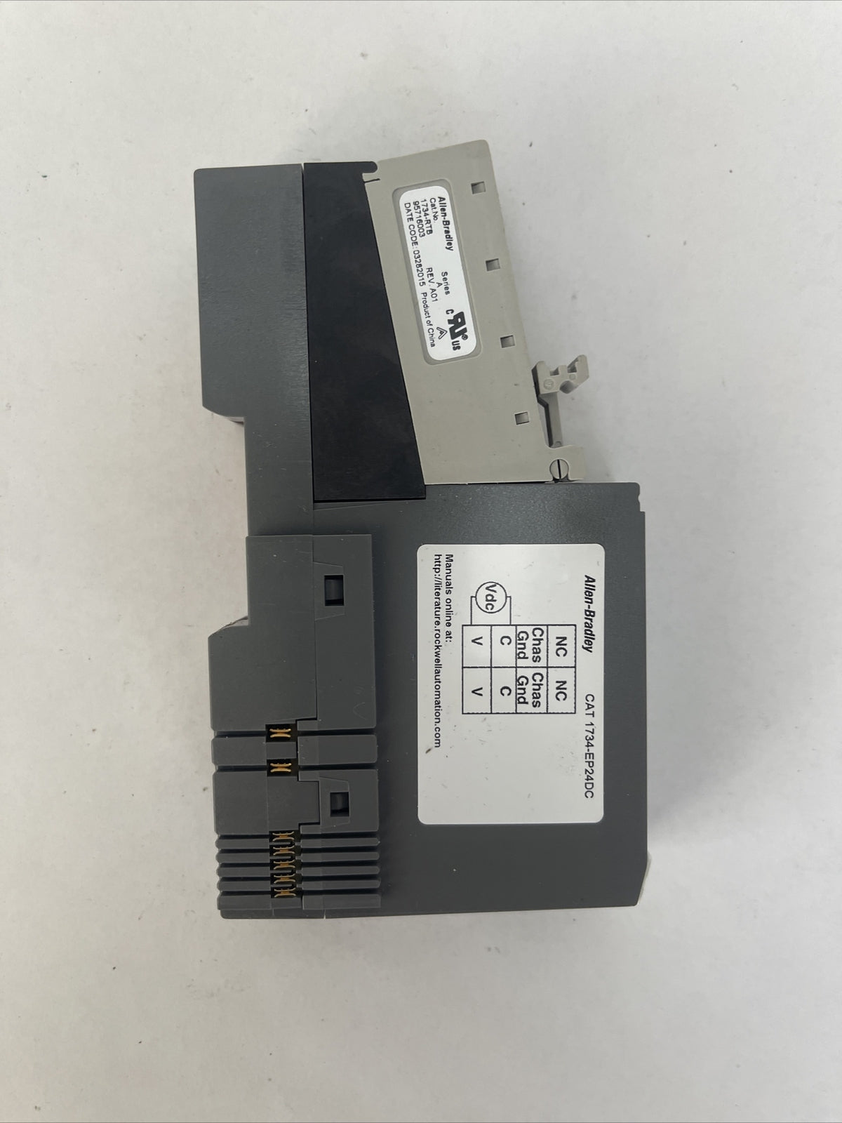 ALLEN BRADLEY 1734-EP24DC EXPANSION POWER UNIT SER B 1734-RTB SER A REV A017