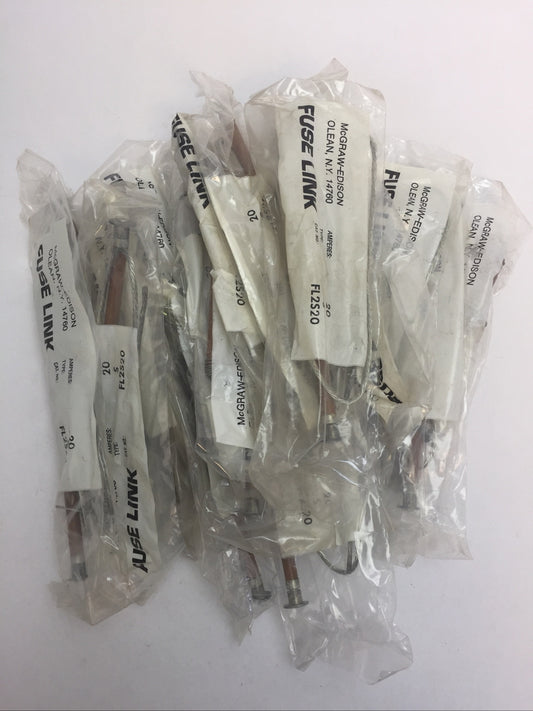 McGRAW-EDISON FL2S20 FUSE LINK 20AMP TYPE S (LOT OF 19)0