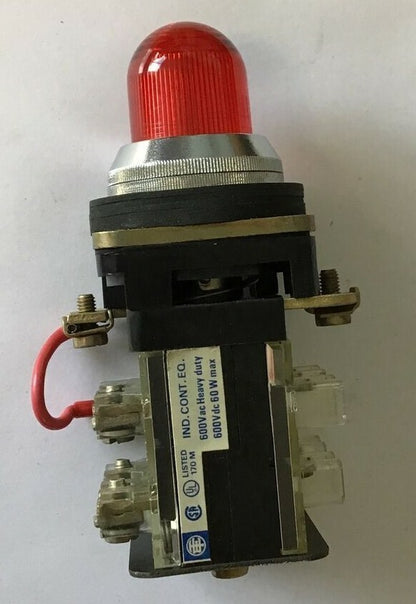 TELEMECANIQUE XB2.MV 104 PUSH BUTTON/ PILOT LIGHT 600VAC/DC HEAVY DUTY2