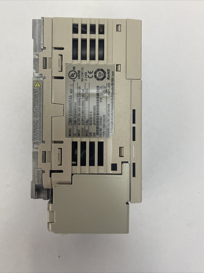 YASKAWA CIMR-VUBA0002FAA AC DRIVE REV C OUTPUT 0-240VAC 1.9/1.6A 0-400HZ INPUT2