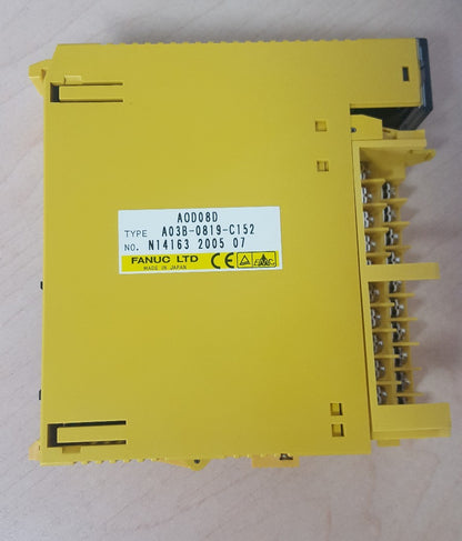 FANUC A03B-0819-C152 / A0D08D RELAY OUTPUT MODULE 1