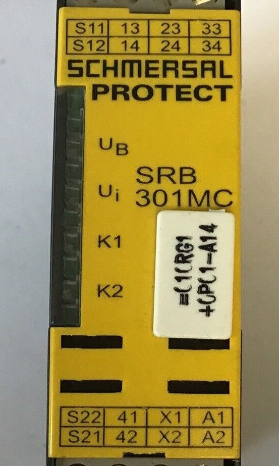 SCHMERSAL SRB301MC-24V SAFETY RELAY 24VDC/VAC 4