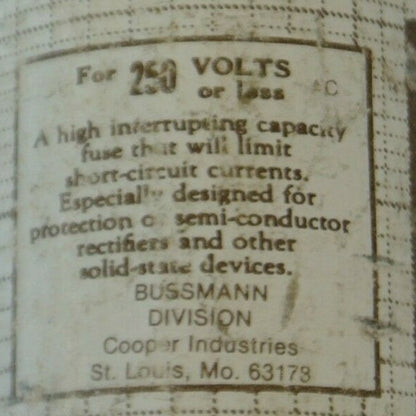 BUSS / BUSSMANN KAB200 RECTIFIER / SEMICONDUCTOR FUSE / 200A / 250V2
