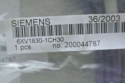 SIEMENS 6XV1830-1CH30 - PROFIBUS CONNECTING CABLE x 3 METERS - NEW SURPLUS1