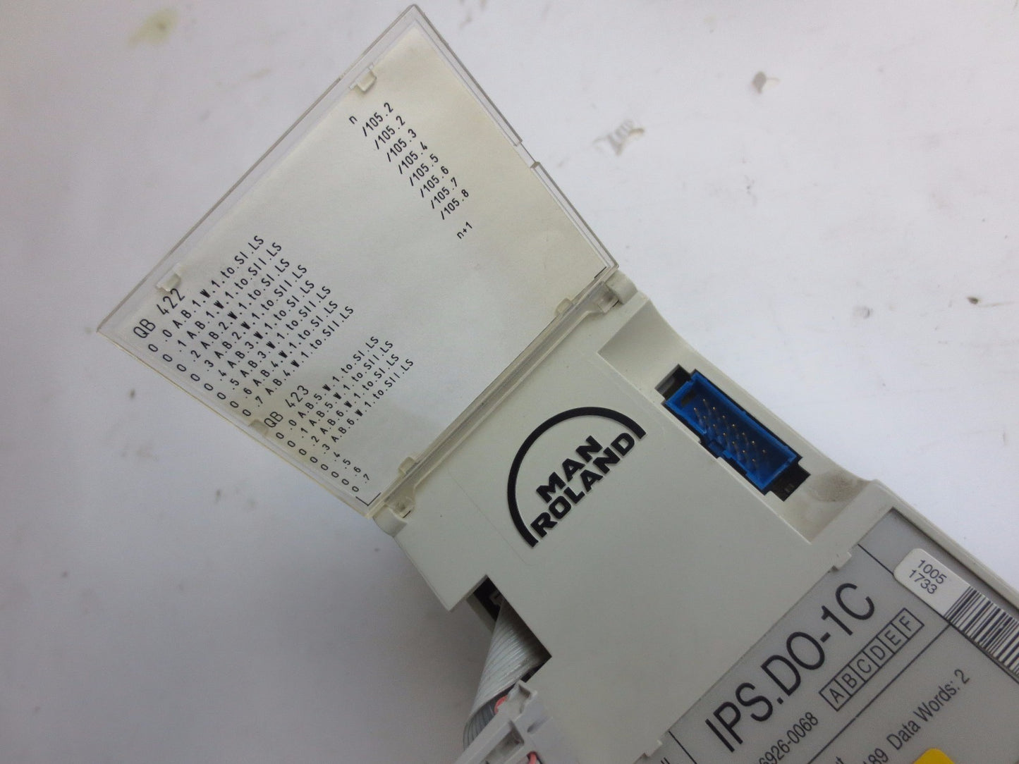 MAN ROLAND IPS.DO-1C  I/O MODULE, DIGITAL - 16.86926-0068 5