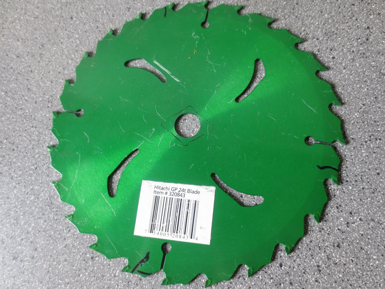 HITACHI 320843 CIRC. SAW BLADE 7-1/4" 24T CARBIDE THIN KERF ATB - NEW SURPLUS5