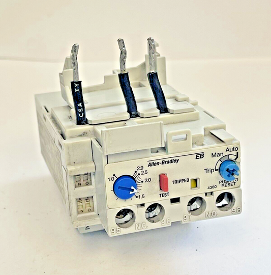 ALLEN BRADLEY - EB1DB SER. B - 1.0-2.9 A OVERLOAD RELAY0
