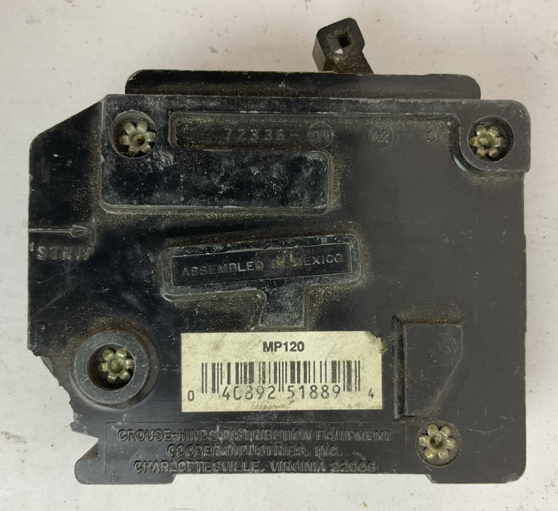 CROUSE-HINDS / MURRAY / ARROW HART MP120 CIRCUIT BREAKER 20AMP 1POLE 120/240VAC5