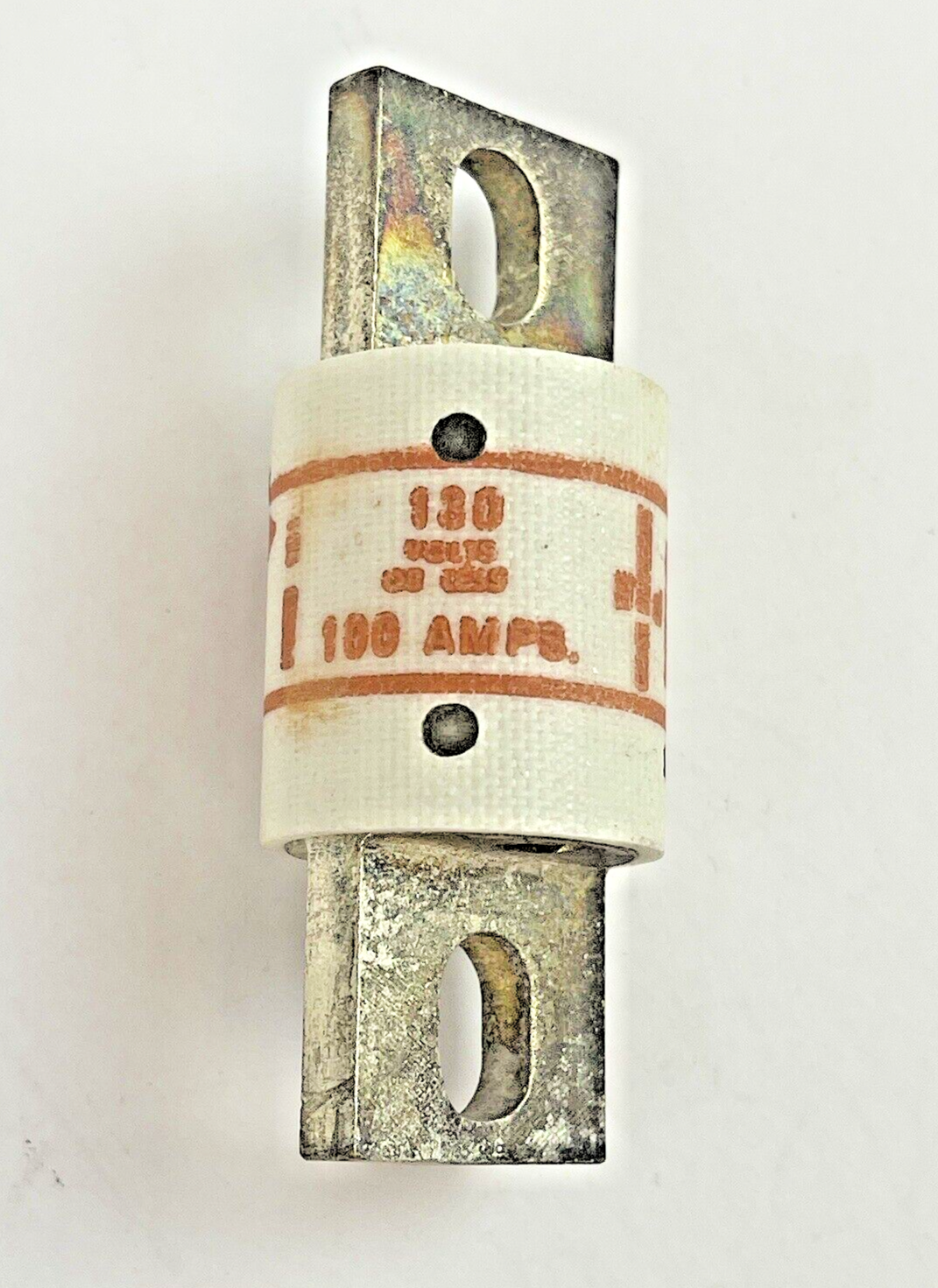 SHAWMUT *LOT OF 10* - A13X100-4 - AMP TRAP - 130V, 100 AMP FUSES4