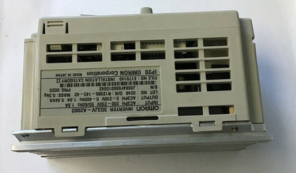 OMRON 3G3JV SYSDRIVE INVERTER 200V 3PH 0.2KW 1