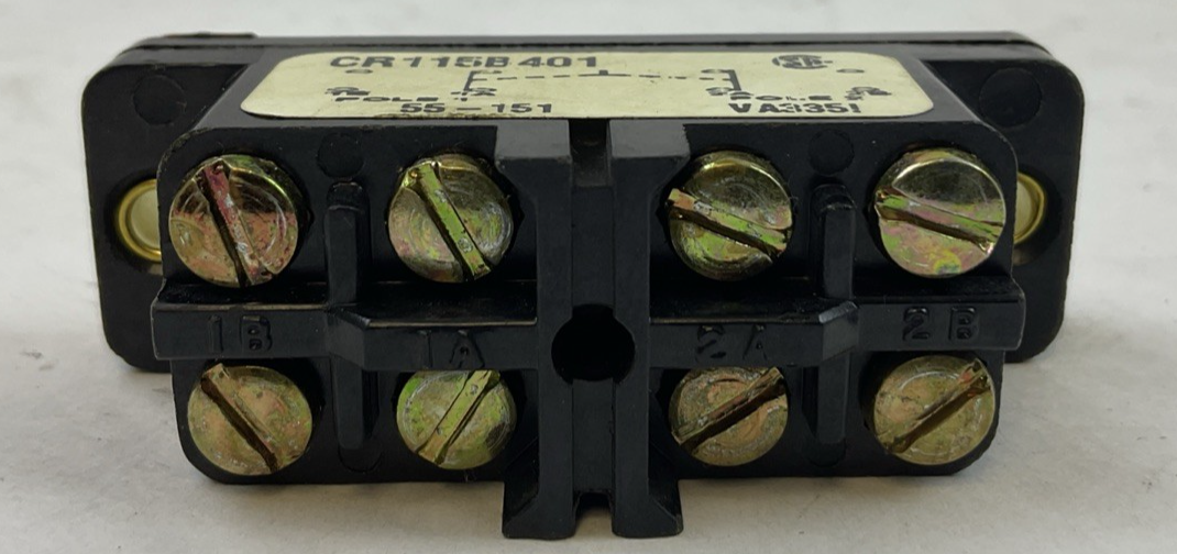 GE CR115B401 LIMIT SWITCH SNAP ACTING W/ROLLER LEVER 600V 2N.O.-2N.C.2