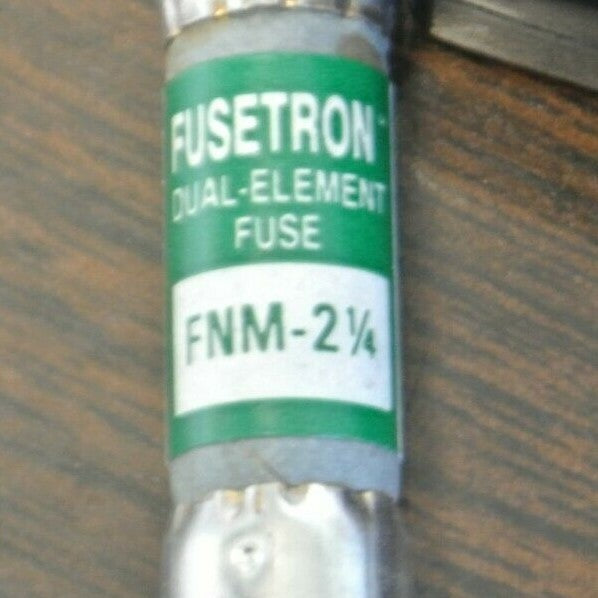 LOT of 8 / BUSS FNM2-1/4 DUAL-ELEMENT FUSE / 2-1/4A / 250V NEW SURPLUS FNM-2-1/41