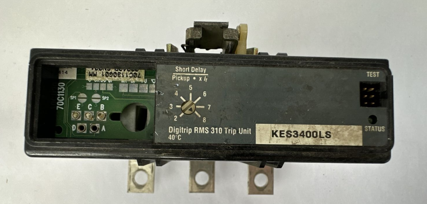CUTLER HAMMER KES3400LS TRIP UNIT NO TRIP PLUG0