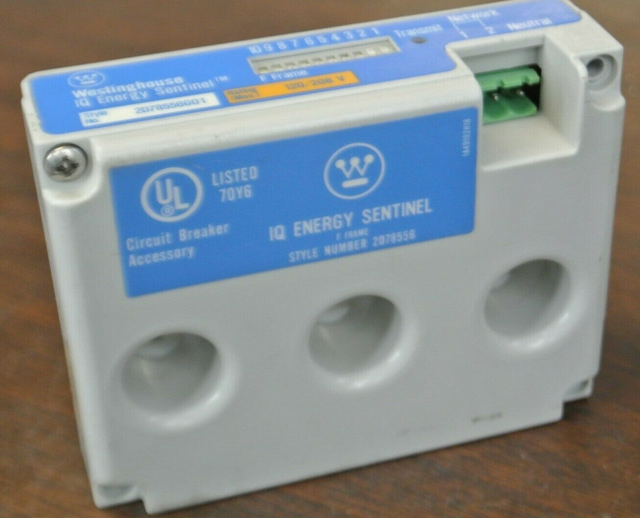 WESTINGHOUSE 2D78556G01  IQ ENERGY SENTINEL / CIRCUIT BREAKER ACCESSORY 120/208V0