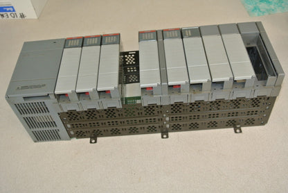 ALLEN-BRADLEY 1746-P2 + 1746-OW8 + 1746-OA16 (2) + 1746-IA16 (3) + 1746-A10 + 0