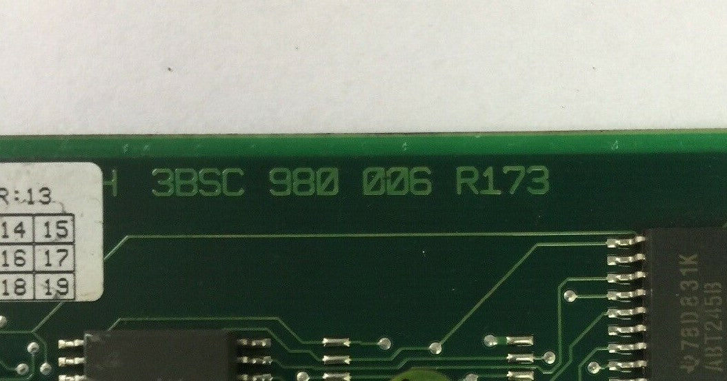 ABB 3HAB5960-1 DSQC 322 ROBOT PROCESSOR CIRCUIT BOARD 3BSC 980 006 R1732