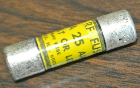 ECONOMY RFA25 TYPE RF FUSE / 25A / 130V / NEW SURPLUS / EACH0