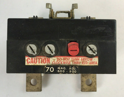 GE TFK226T070 TRIP UNIT 70 AMP 2 POLE0