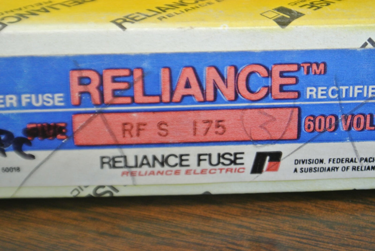 RELIANCE RFS175 RECTIFIER / SEMICONDUCTOR FUSE / 175A / 600VAC / NEW SURPLUS3