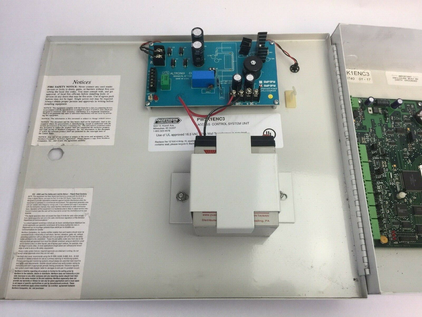 PW5K1ENC3 ACCESS CONTROL SYSTEM UNIT 3