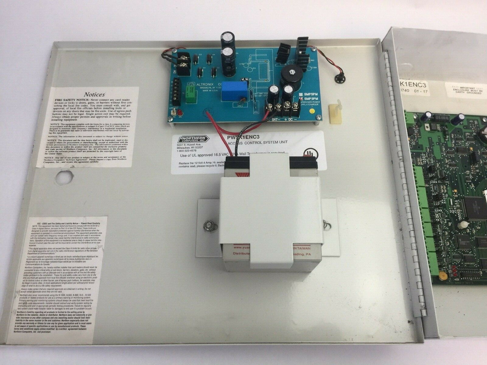 PW5K1ENC3 ACCESS CONTROL SYSTEM UNIT 3