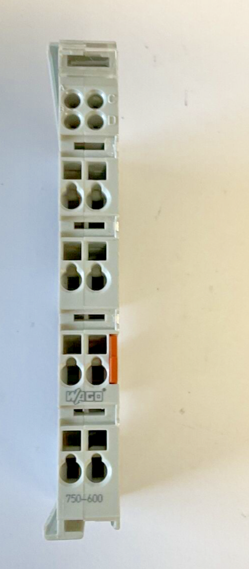 WAGO 750-602(2) DC POWER SUPPLY 24VDC / 750-600(2) END MODULE ***LOTOF4***7