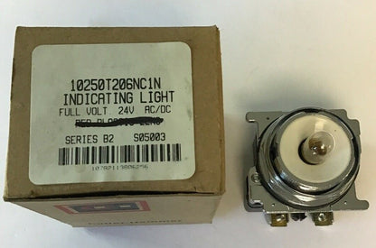  CUTLER-HAMMER 10250T206NC1N INDICATING LIGHT 24VAC/DC SER.B2 W/O LENS CAP0