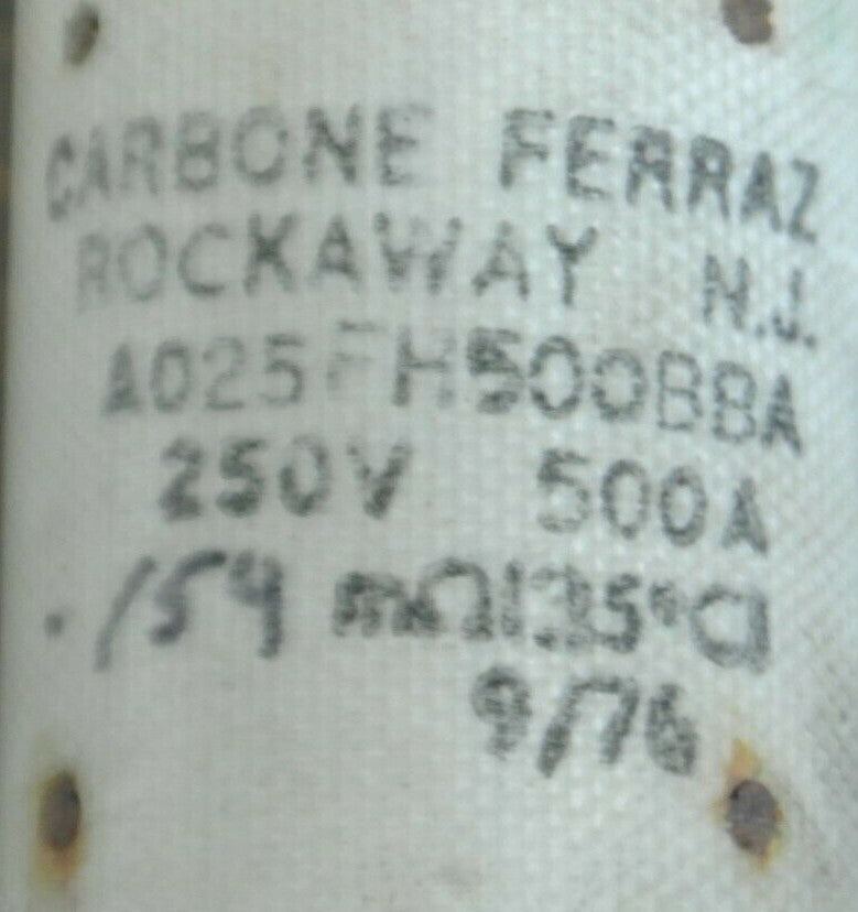 CARBONE FERRAZ A025FH500BBA FUSE / 500A / 250V1
