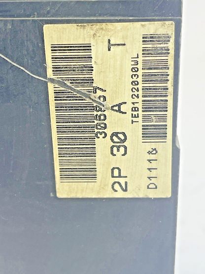 GE - TEB122030WL - CIRCUIT BREAKER -  240 VAC, 30 A, 2 POLE6