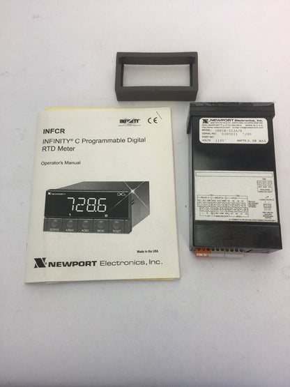 NEWPORT ELECTRONICS INFCR-212A/E TEMPERATURE CONTROLLER 115VAC 9.5W0