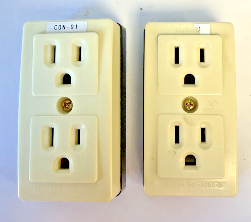 NATIONAL WK3004K RECEPTACLE/ PLUG 15A 125V 41-5286 ***LOTOF2***0