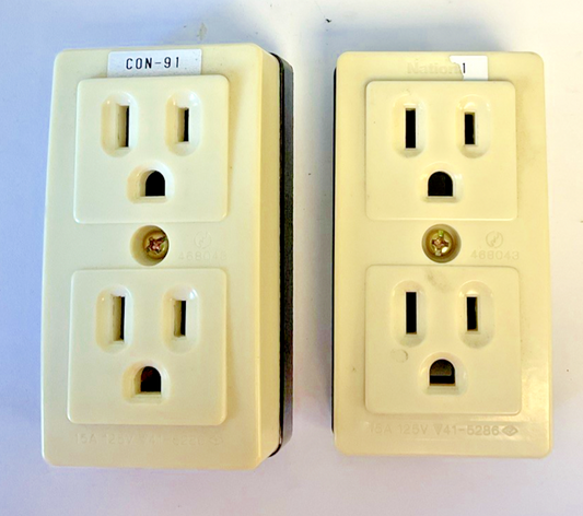 NATIONAL WK3004K RECEPTACLE/ PLUG 15A 125V 41-5286 ***LOTOF2***0