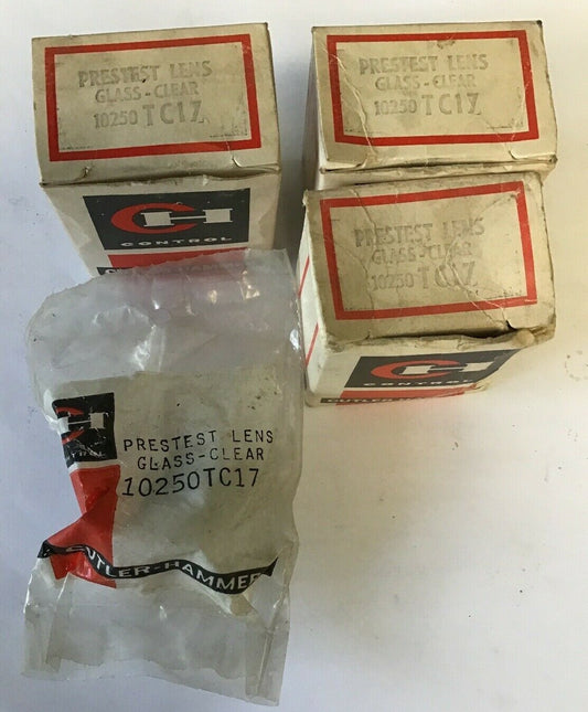 CUTLER HAMMER 10250TC17 PRETEST LENS CLEAR***LOTOF 4***0