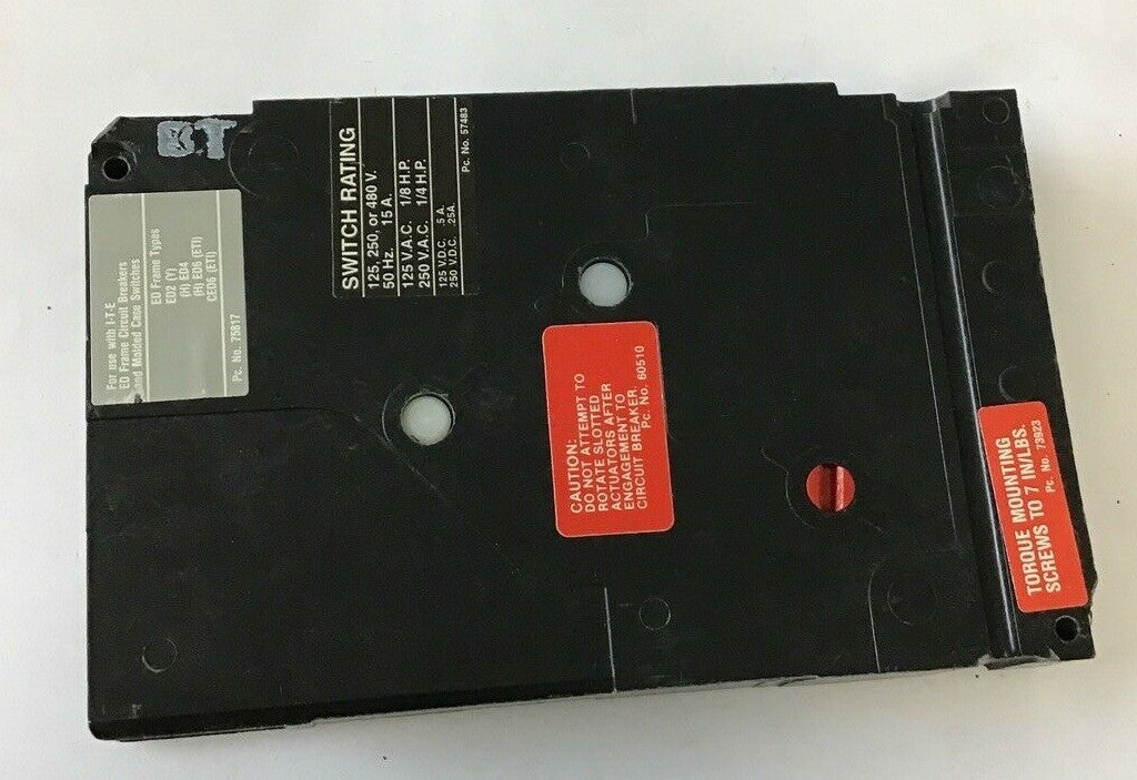 ITE A01ED64 AUXILIARY SWITCH 480V 15A 50HZ 4