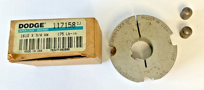 DODGE 117158 CJ TAPER-LOCK BUSHING 1610 X 3/4 KW2