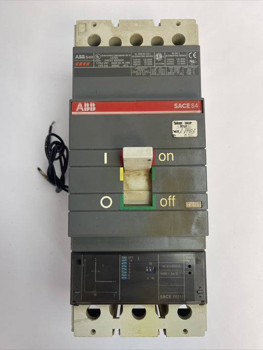 ABB SACES4 CIRCUIT BREAKER 250AMP 2POLE 600VAC0