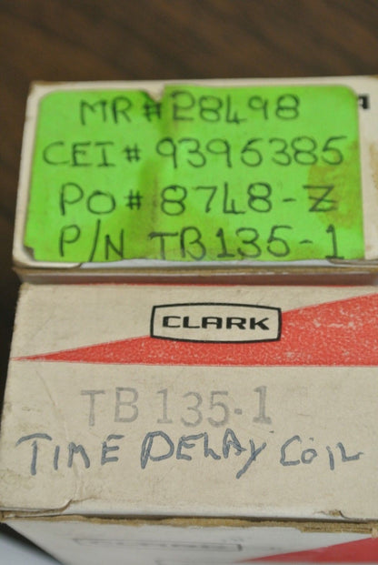 CLARK CONTROLS / AO SMITH / SYLVANIA TB135-1 COIL 110/120V, 50/60Hz  NEW SURPLUS4