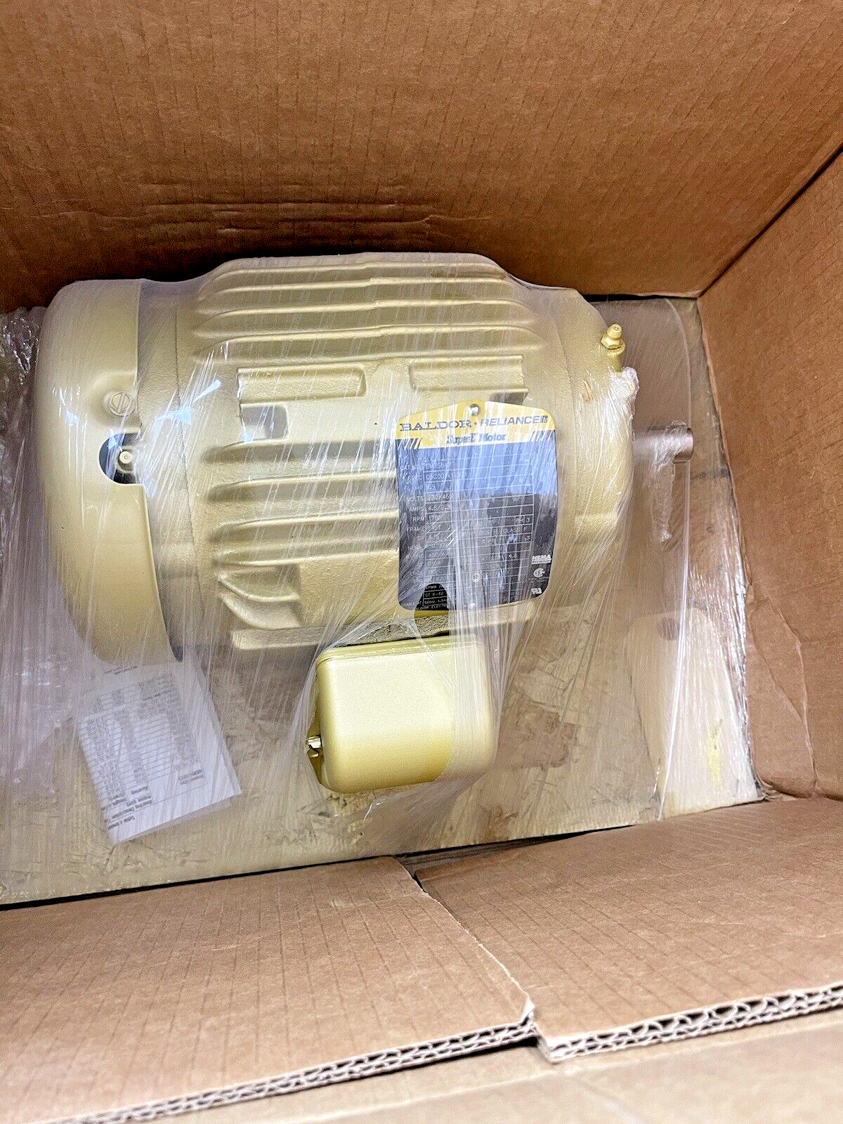 BALDOR - EM3584T - GP Motor -1.5 Hp 3 Phase 230/460V 1765 RPM 145t Frame SUPER-E5