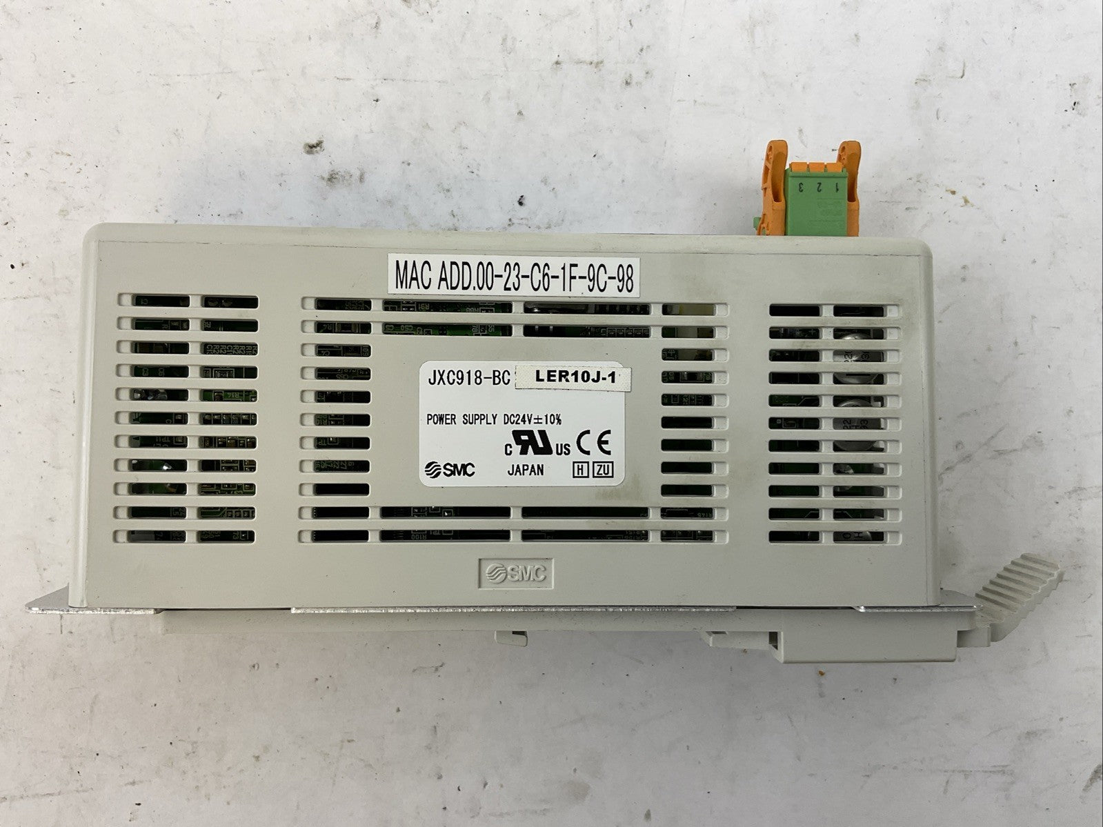 SMC JXC918-BCLER10J-1 ETHERNET/IP ELECTRIC ACTUATOR CONTROLLER 24VDC1