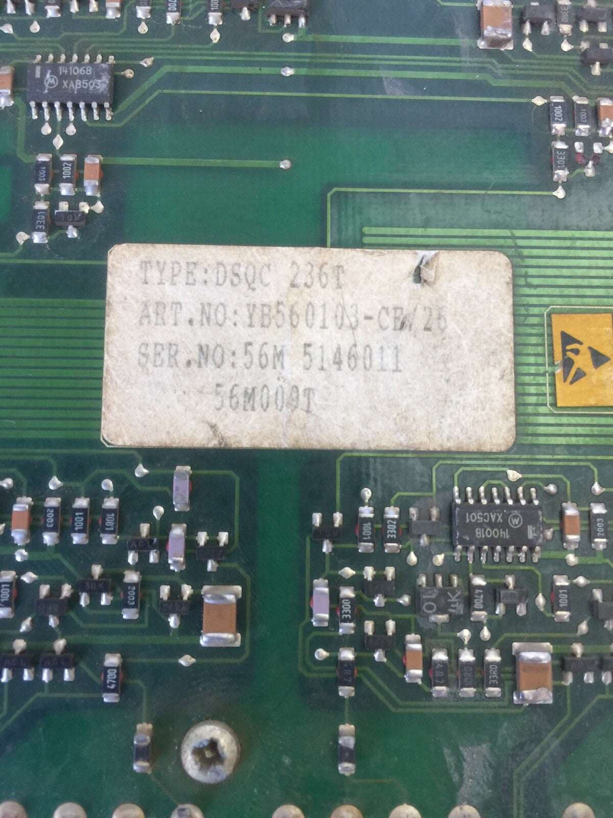ABB DSQC 236T ROBOTIC AXIS DRIVE BOARD1