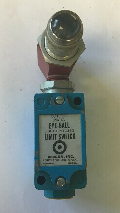 XERCON DO-15-ER EYE-BALL LIGHTOPERATED LIMIT SWITCH 120VAC0